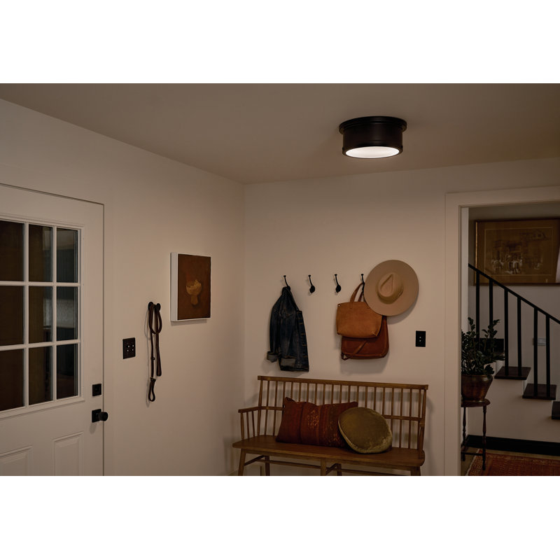 Serca Flush Mount, Black