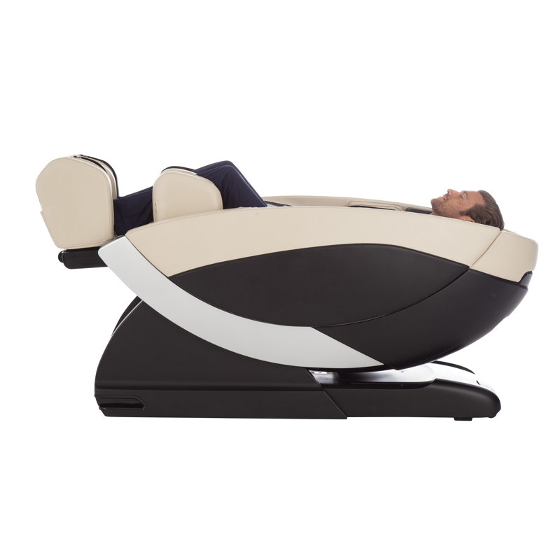 Fauteuil de massage Super Novo, Similicuir crème