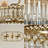 Jasya 8-Light 29.5" W Crystal and Metal Empire Chandelier-474807011