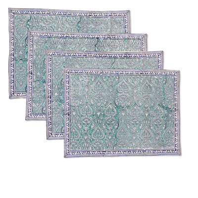 Ensemble de 4 napperons en coton Marcee