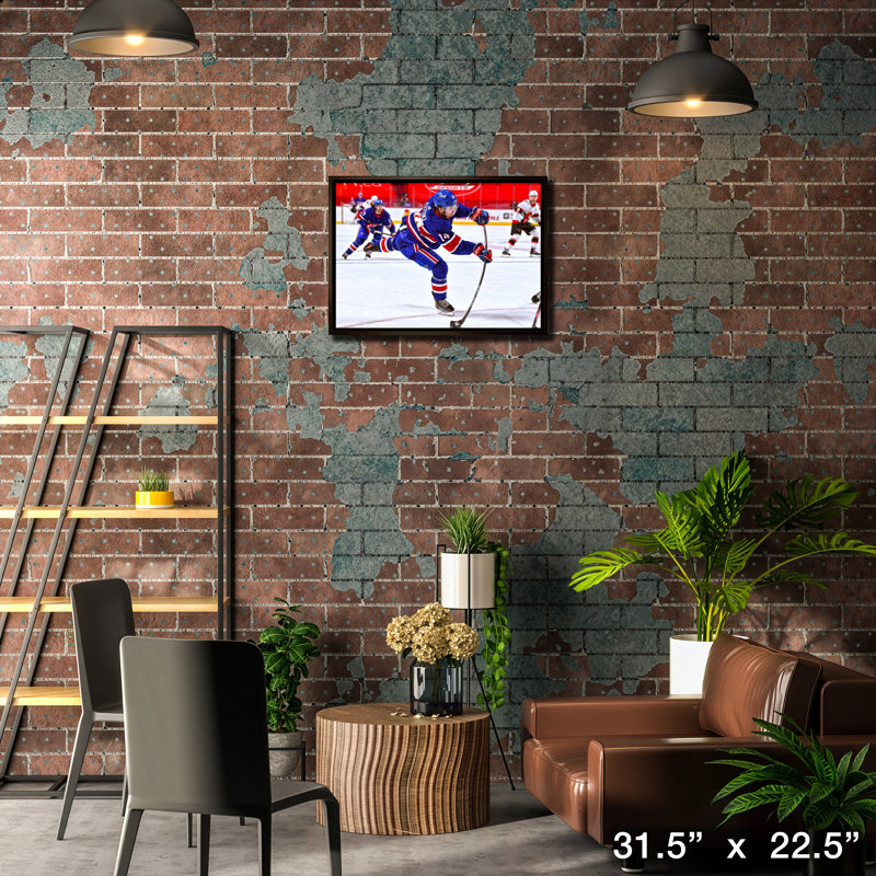 Nick Suzuki, Canadiens de Montréal, toile de tir encadrée 20 x 29