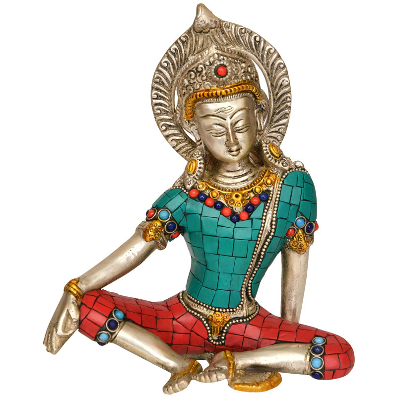Statue de Nataraja en laiton fabriquée à la main 11 po - Sculpture Shiva dansante pour la décoration intérieure, l'espace de méditation et la présentation spirituelle - Art sacré traditionnel indien