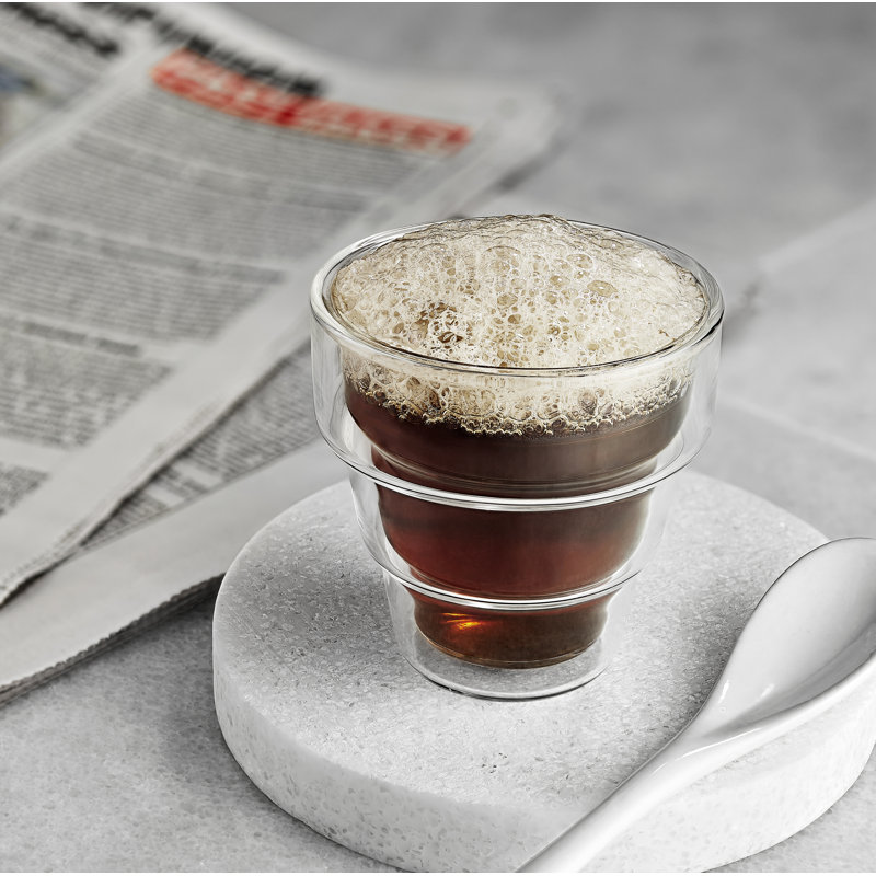 Tasses à espresso en verre JoyJolt Pila, 2