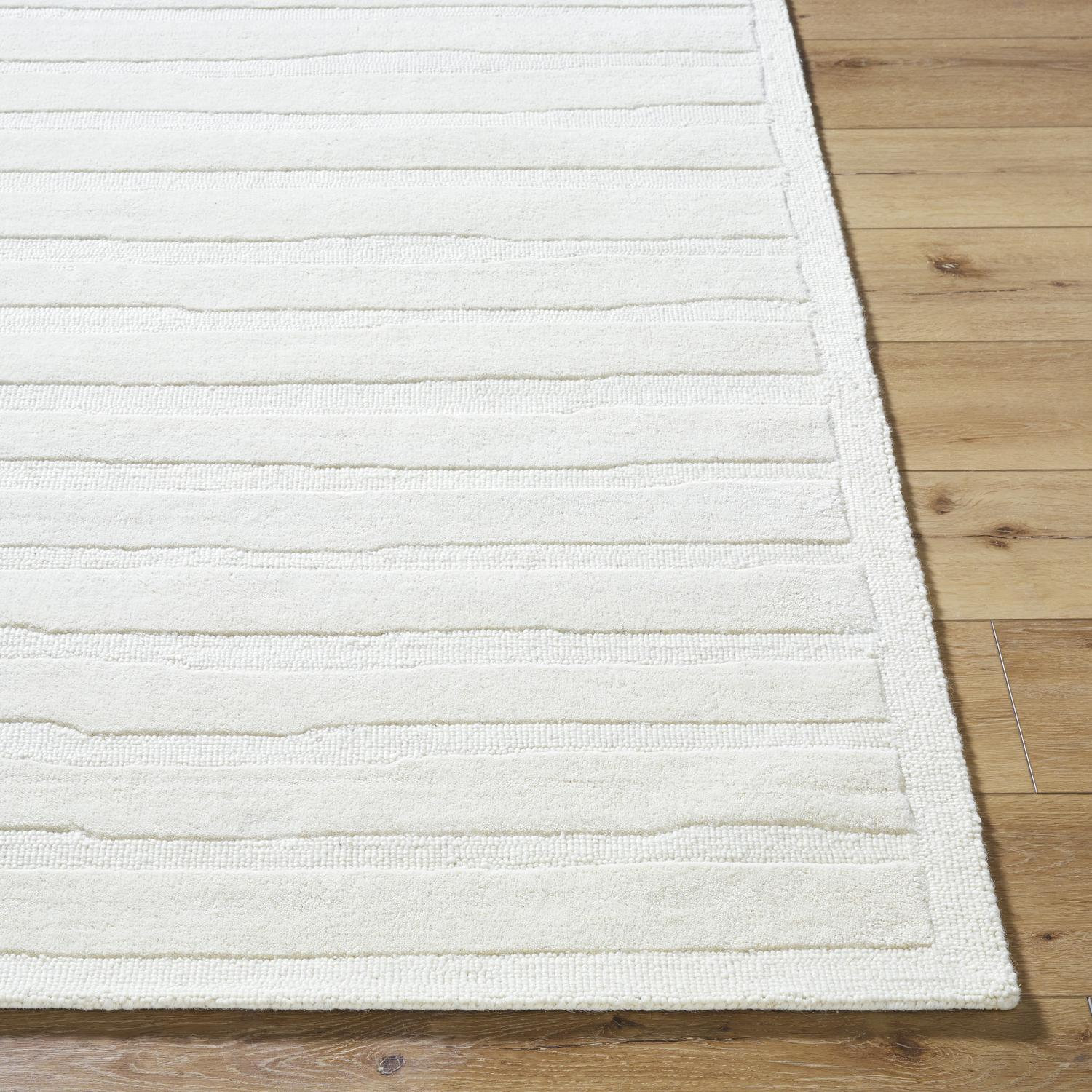 Polett Hand-Tufted Striped Rug, Rectangle 2' x 3'