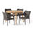 Elifsu 4 - Person Wicker Patio Dining Set with Round Table-32484447