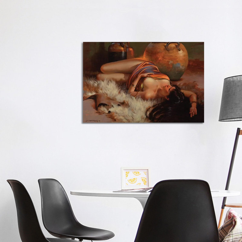 Natasha by Maher Morcos - Wrapped Canvas Painting, 101.6 cm H x 66.04 cm W x 1.91 cm D