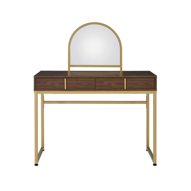 Bureau de meuble-lavabo avec miroir