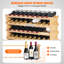 Wine Bottle Rack Satin Nickel