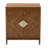  Storage Cabinet Modern Wood Accent Sideboard Buffet Geometric Doors, Wood