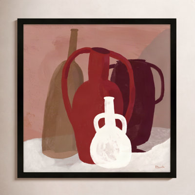 Terracotta Vessels Print by Marco Marella