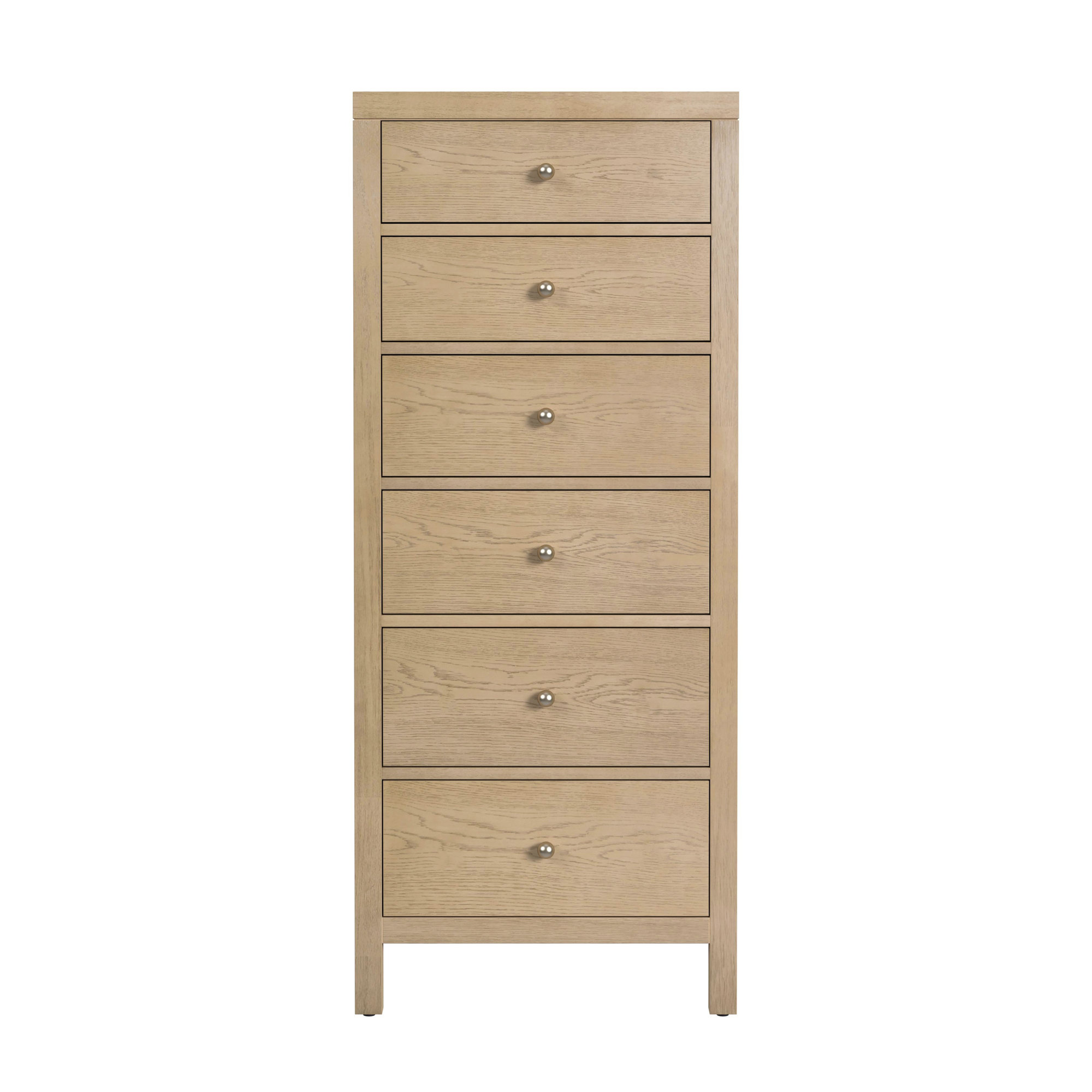 Celine 6-Drawer Lingerie Chest, Beige
