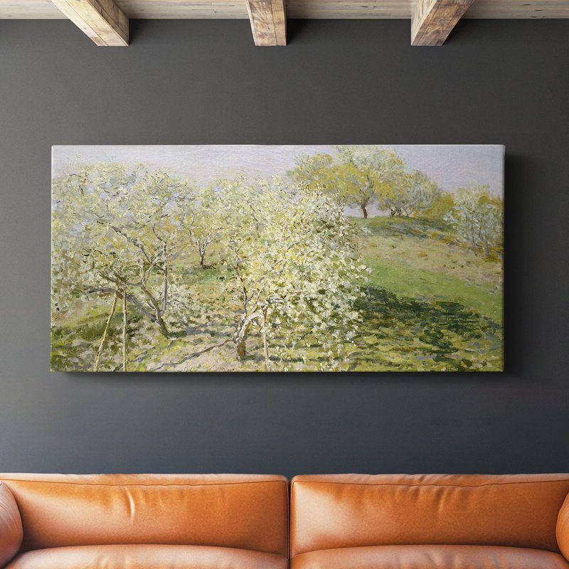 Série paysage - MDXVII - Toile tendue avec châssis - Prêt à être accroché, H 16 po x l 32 po