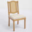 Ensemble de 2 chaises de salle à manger rembourrées à dossier en rotin-1401266914