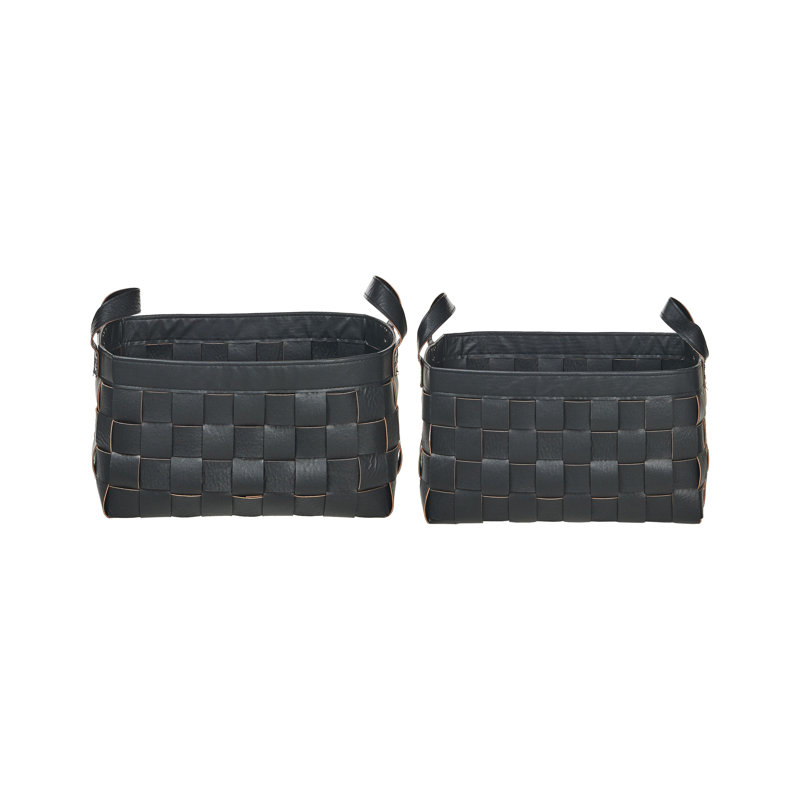 ClassicLiving SIPPAR Decorative Basket, Black