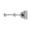 Rev-A-Shelf Chrome Undersink 2-Prong Pullout Dish Towel Bar for Kitchen, Bathroom, or Laundry Room