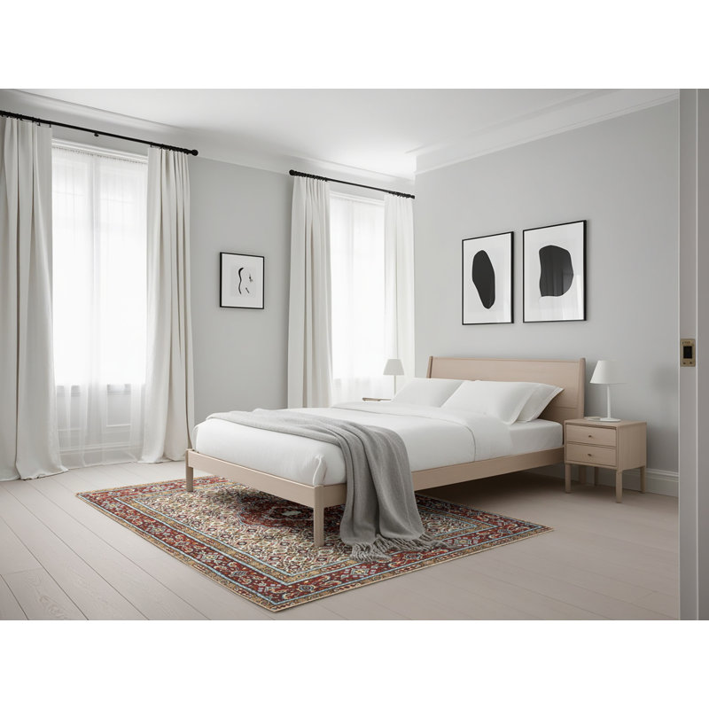 Tapis traditionnel gris / brun Greenridge, Rectangle 5 pi x 7 pi