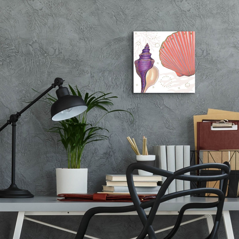 «Shimmering Shells 1» par James Wiens, art mural en verre acrylique