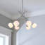 Lustre spoutnik 6 lumières à charme rétro