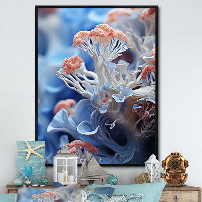 " White Coral And Anemones Dance I "