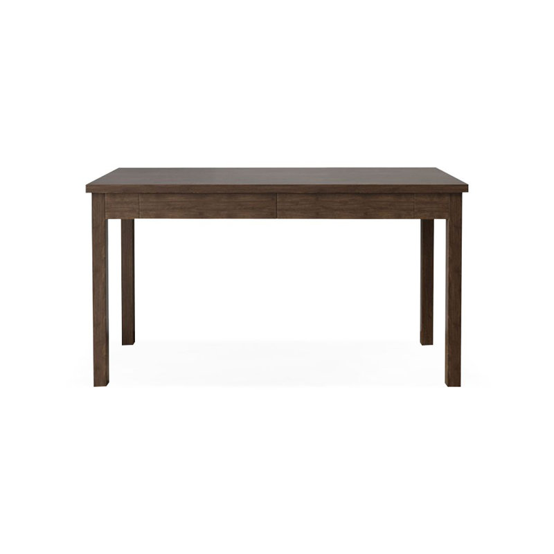Bureau en bois massif avec tiroirs, H 29,53 po x l 47,24 po x P 23,62 po