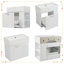 Meuble-lavabo mural 21,8 po avec lavabo intégré-1234277382