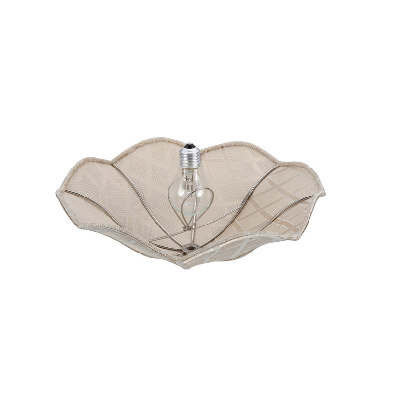 5'' H Jacquard Textured Fabric Bowl Lamp Shade