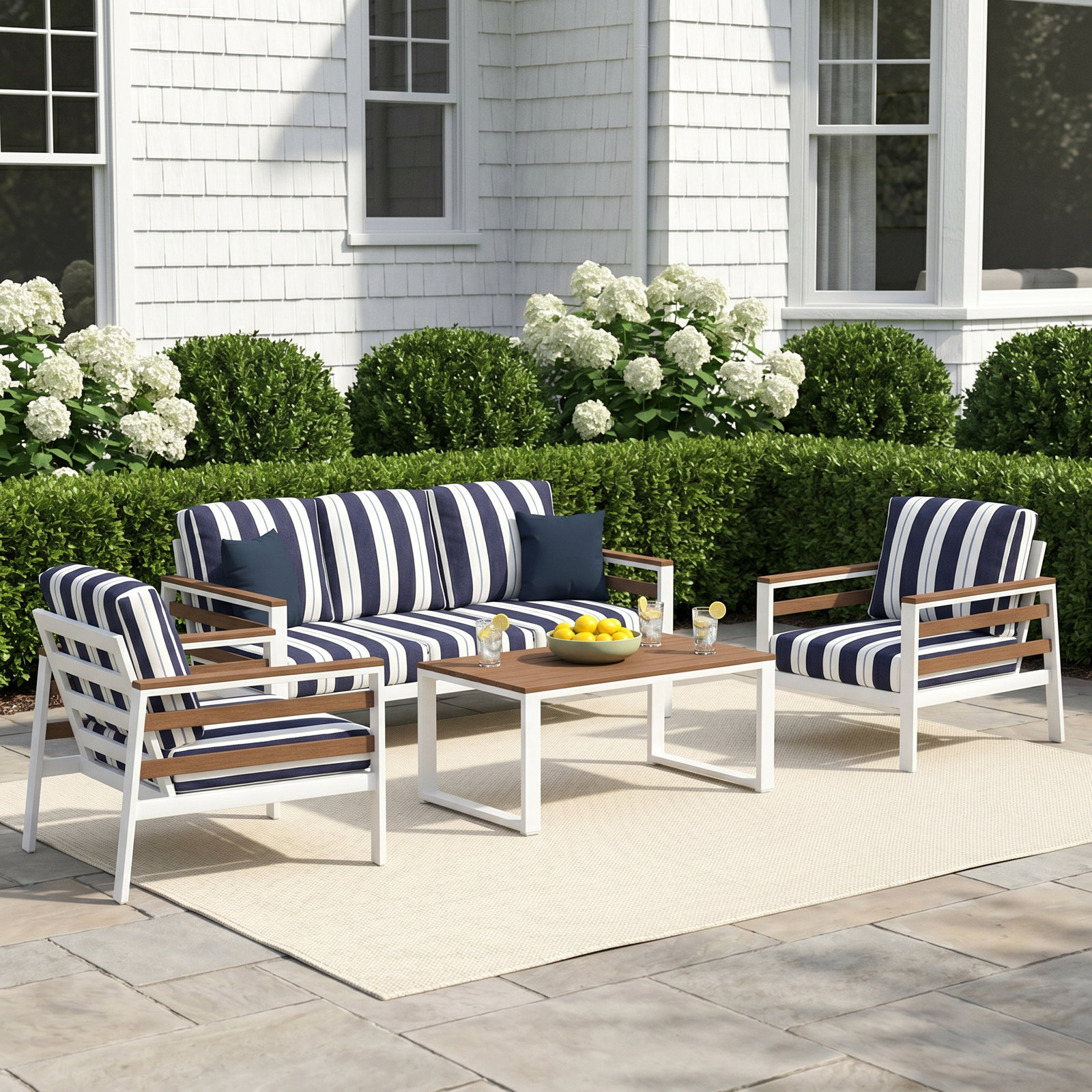 Townsend 6-Person Sunbrella® Patio Seating Group, Brown