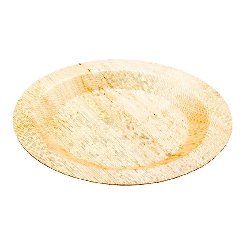 Restaurantware-9 Inch Large Bamboo Tableware, 50 Disposable Bamboo Plates - Sustainable, Round, Heavy-Duty Dinner Plates, For Parties, Banquets, Or Catered Events