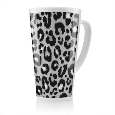 Leopard Print Latte Mug