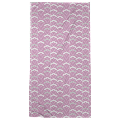 Serviette de plage lineed chevrons Stephenie