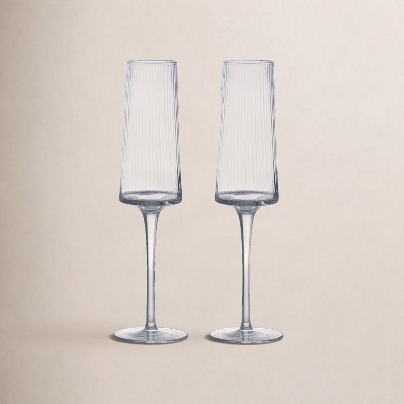 Zoya 8.5oz. Champagne Glass Stemware Set