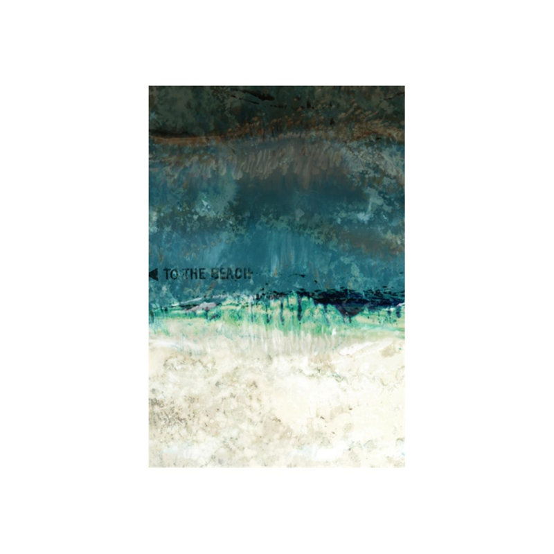 «Beach Time» par Sofia Fox - impression, H 60 po x l 40 po, Plexi