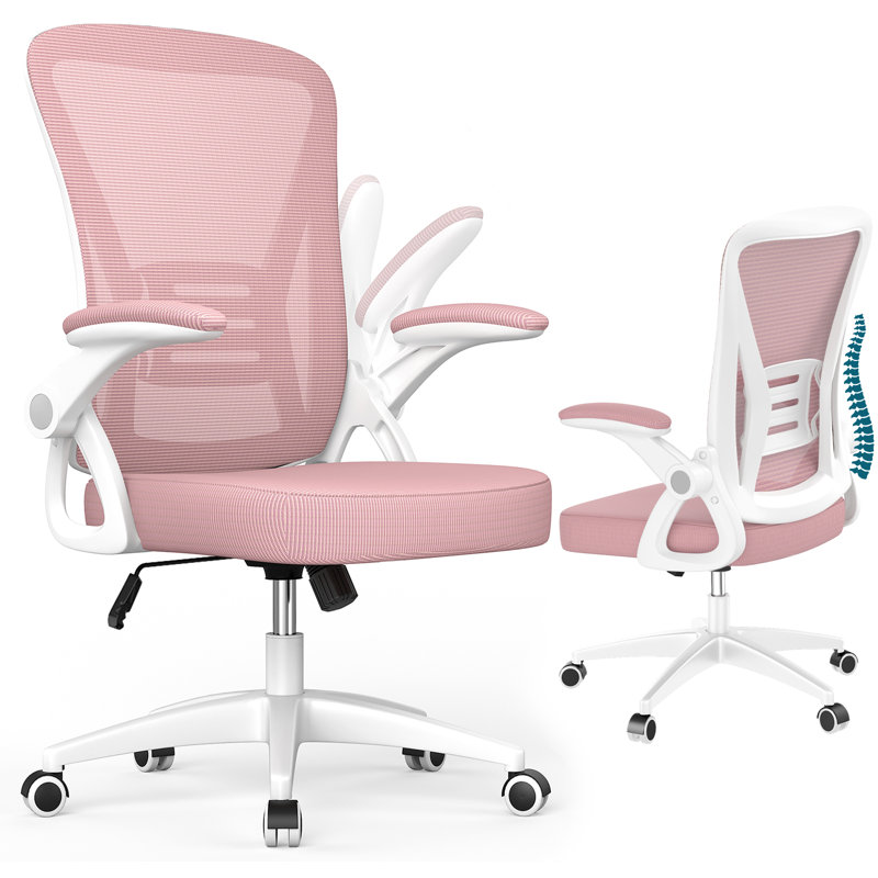 Inbox Zero Office Chair, Pink