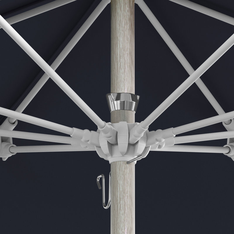 Parasol en fibre de verre en aluminium 7,5 pi, Spectre indigo