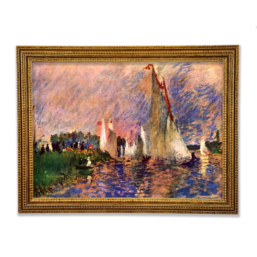 Renoir Regatta in Argenteui - Einzelner Bilderrahmen Kunstdrucke