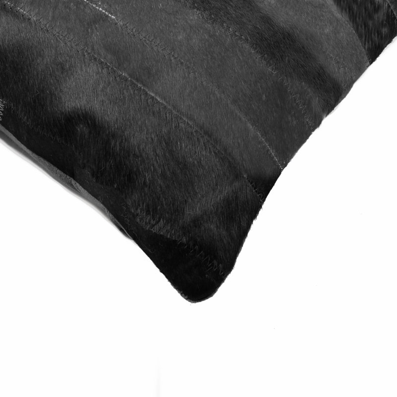 Torino Animal Print Leather/Suede Throw Pillow