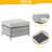 Avicia 5 - Person Patio Conversation Set with Cushions-697752036-697752033