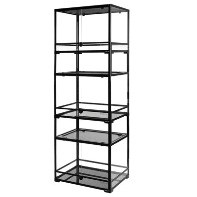 23.6 in. x 17.7 in. x 69 in. Glass Reptile Terrarium
