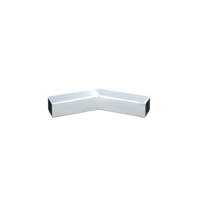 9737370AF0D3448AB01B581D91F244D7 Rail de coin carré 2 po à 135 degrés - Acier inoxydable poli