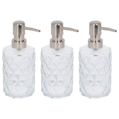 Prism Glass Soap Dispensers - 330ml