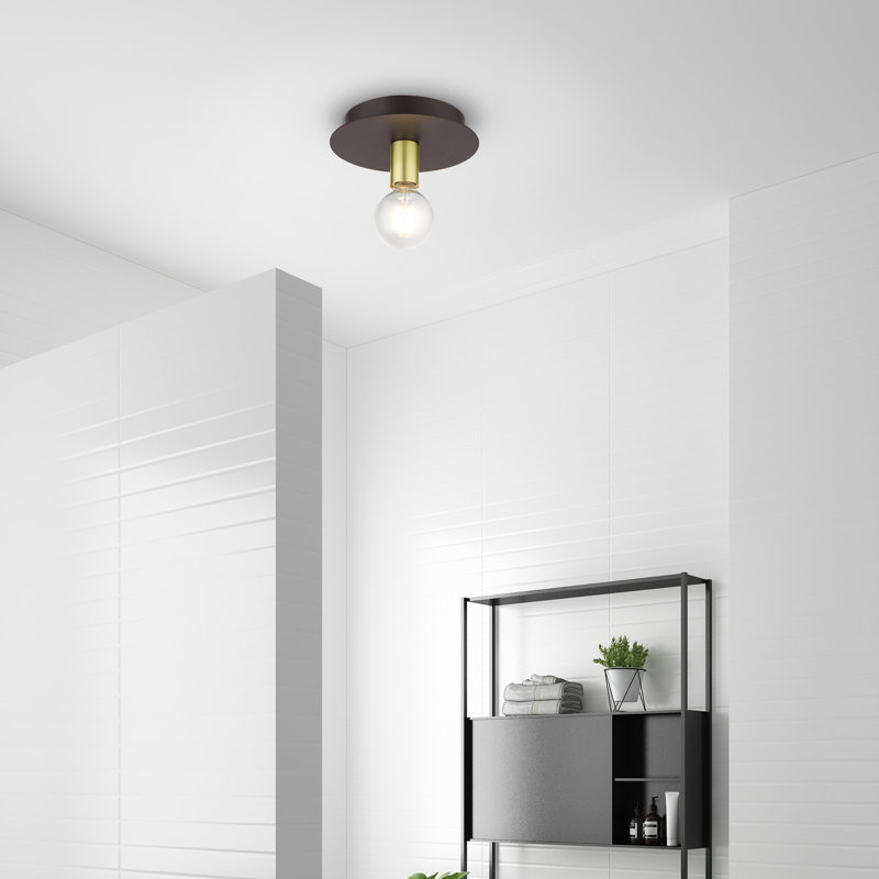 Plafonnier encastré 8 lumières Alcalde, Bronze
