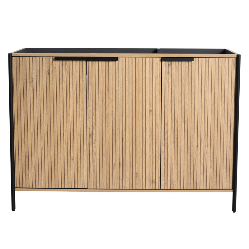 Meuble-lavabo moderne 48 po - Contreplaqué, abondante tablette