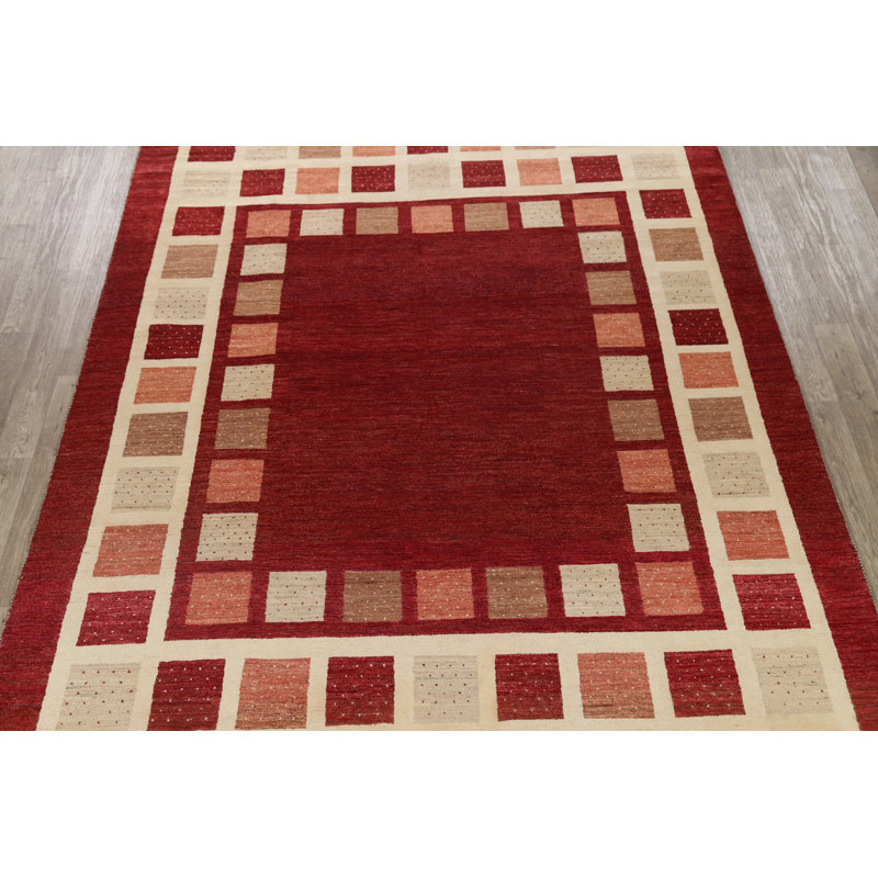 One-of-a-Kind 9'1" X 12'2" New Age Wool Area Rug in