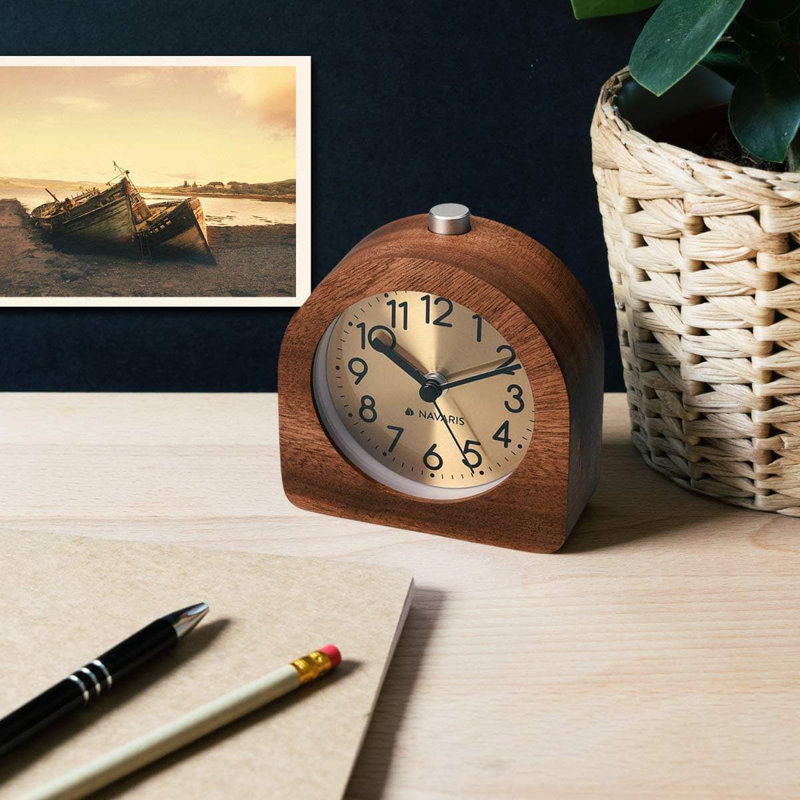 Analogue Electric Alarm Tabletop Clock