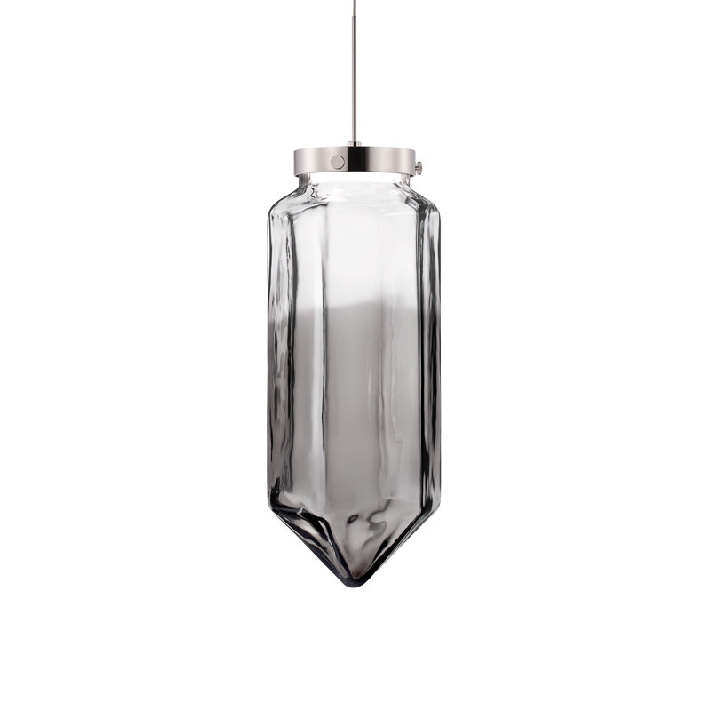 Facet 1 - Light LED Pendant, Gray