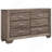 Washed Taupe 6-drawer Dresser-1898640714