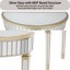 Ancuta 90cm Glass Console Table-91075860