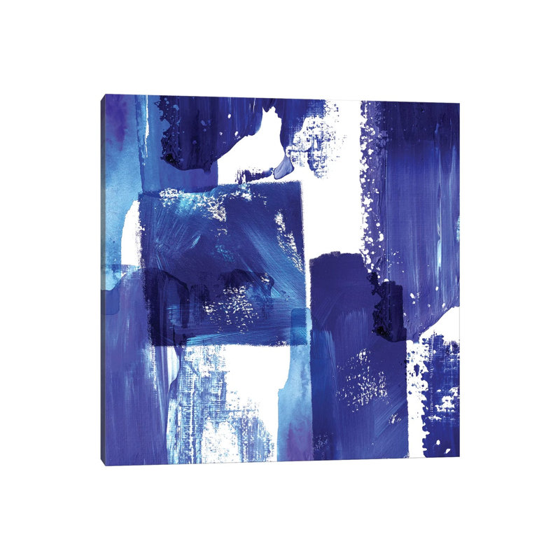 Indigo Abstract II by Northern Lights - Wrapped Canvas Print, 66.04 cm H x 66.04 cm W x 3.175 cm D