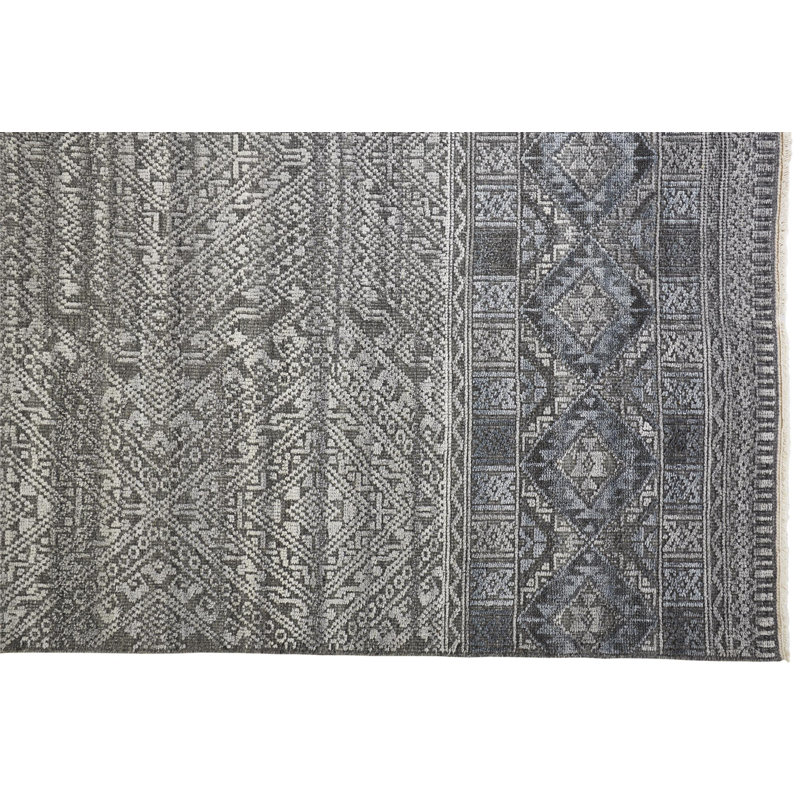 Authement Abstract Indoor Rug, Rectangle 2.6' x 8'