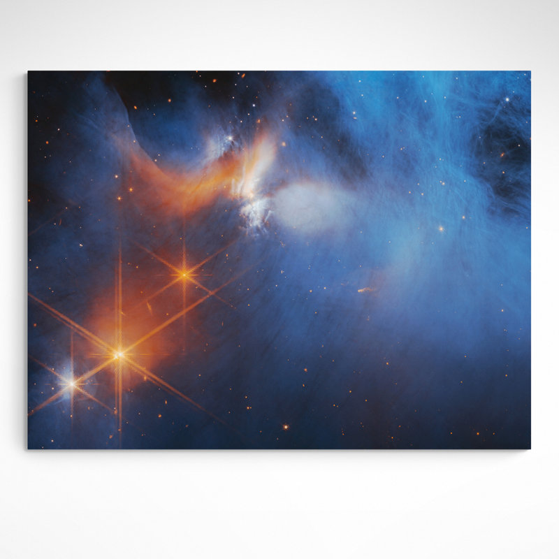 NASA James Webb Telescope - Chamaeleon - Molecular Cloud - Print on Canvas, 41cm H x 61cm W x 4cm D